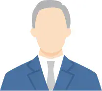 会社代表の年配の男性