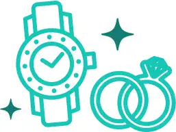 時計と指輪などの高価格帯商材